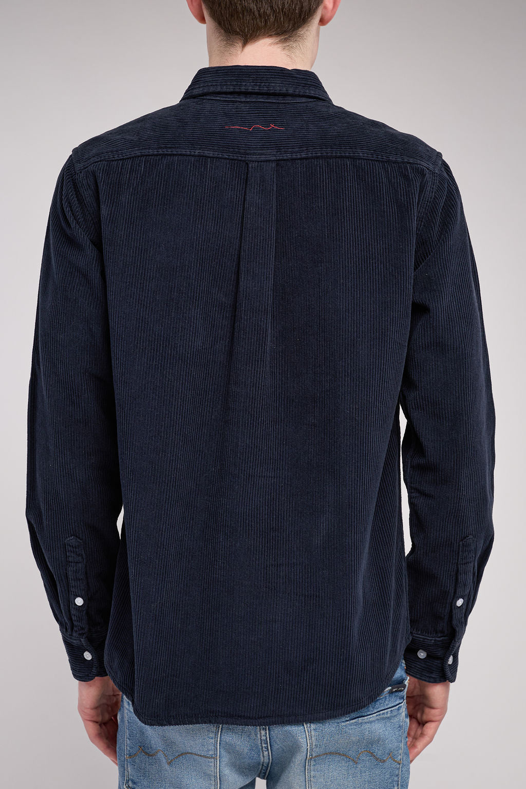 Chemise velours côtelé C-ELTON ML TOTAL NAVY - 2