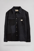Chemise denim oversize C-CHICAGO ML PA MELANGE NOIR/GRIS - 1