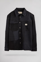 Chemise denim oversize C-CHICAGO ML PA MELANGE NOIR/GRIS - 1