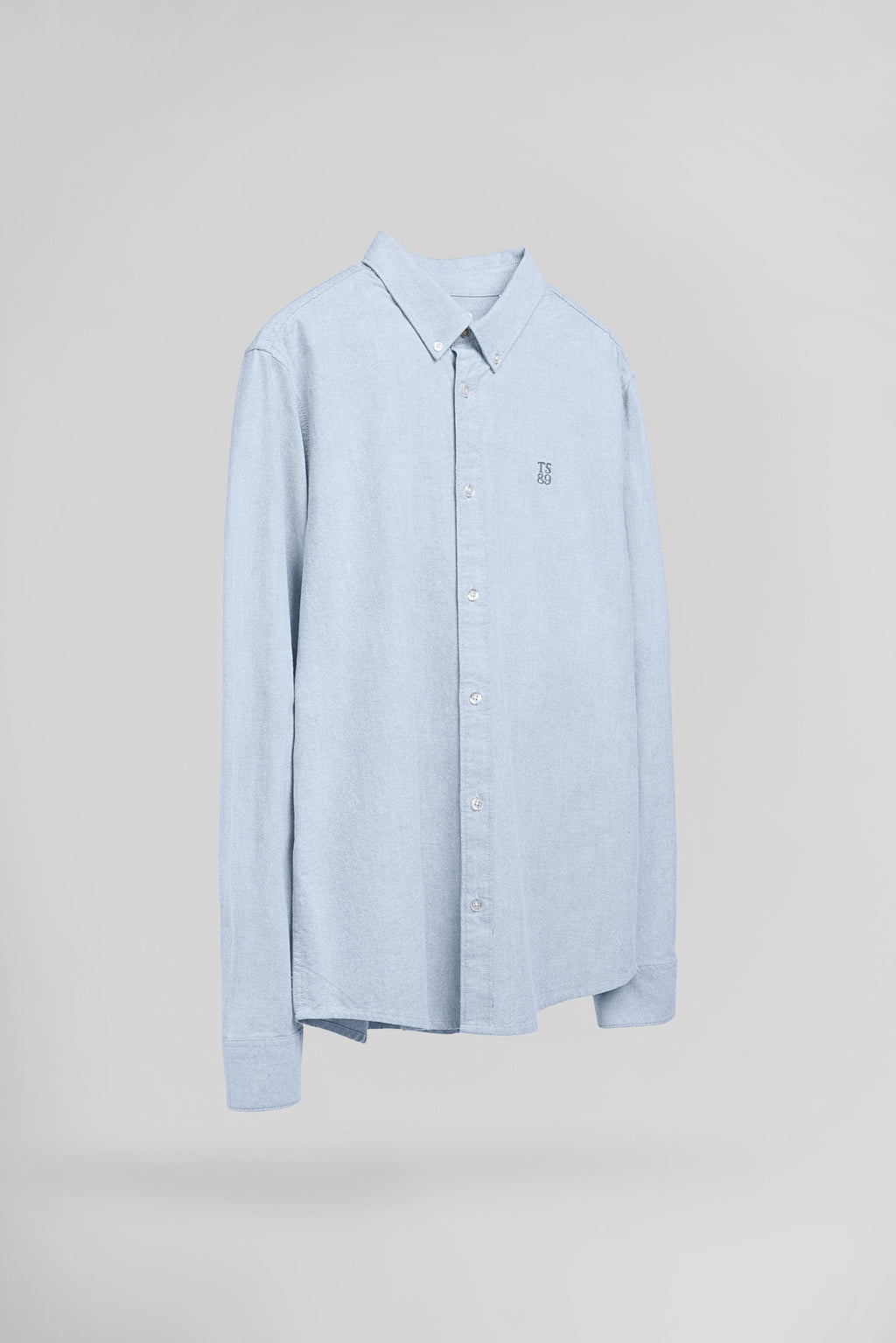 Chemise droite oxford C-STAN ML PASTEL BLUE - 2