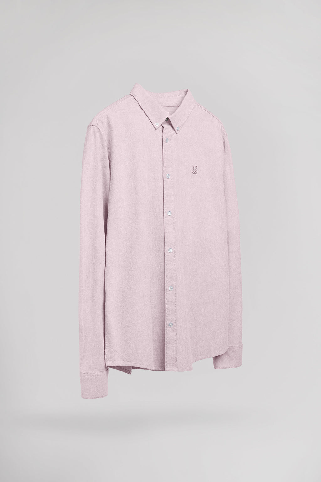 Chemise Oxford col français C-STAN ML PINK SHIRT - 2