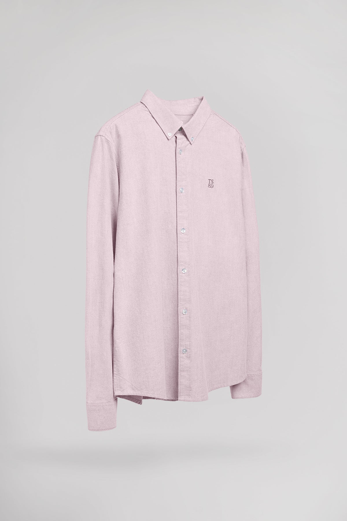 Chemise Oxford col français C-STAN ML PINK SHIRT - 2