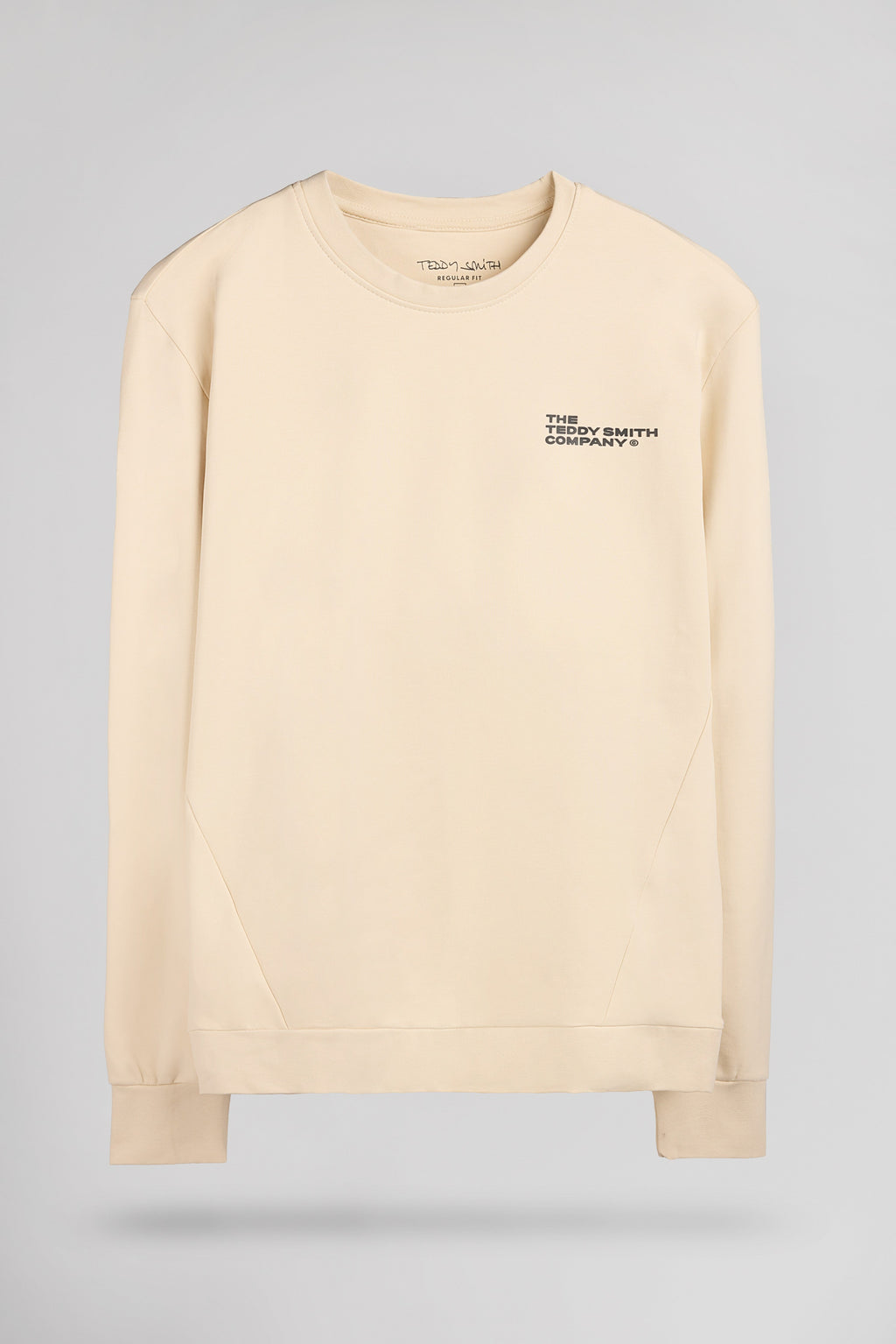 Sweat col rond S-COMPANY RC CREAM - 1