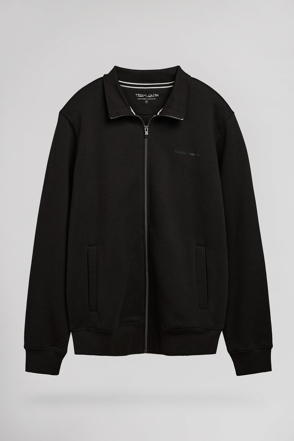 Gilet sweat zippé col montant G-NARKUS ZIP NOIR - 1