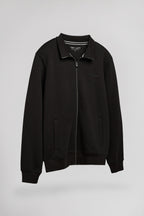 Gilet sweat zippé col montant G-NARKUS ZIP NOIR - 2