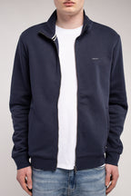 Gilet sweat zippé col montant G-NARKUS ZIP TOTAL NAVY - 2