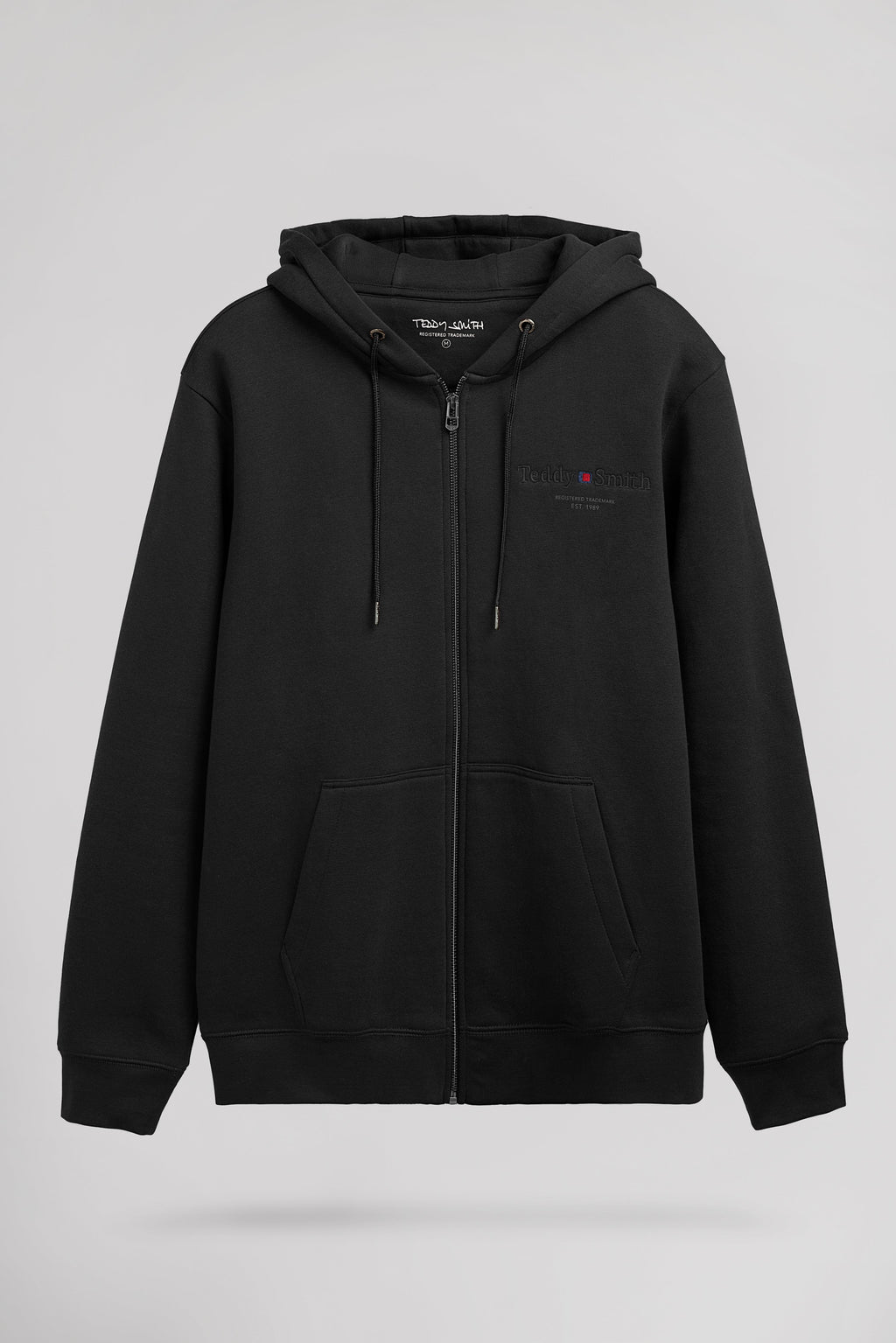 Gilet sweat à capuche zippé GICLASS JIM HZ NOIR - 1
