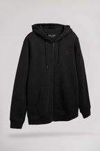 Gilet sweat à capuche zippé GICLASS JIM HZ NOIR - 2