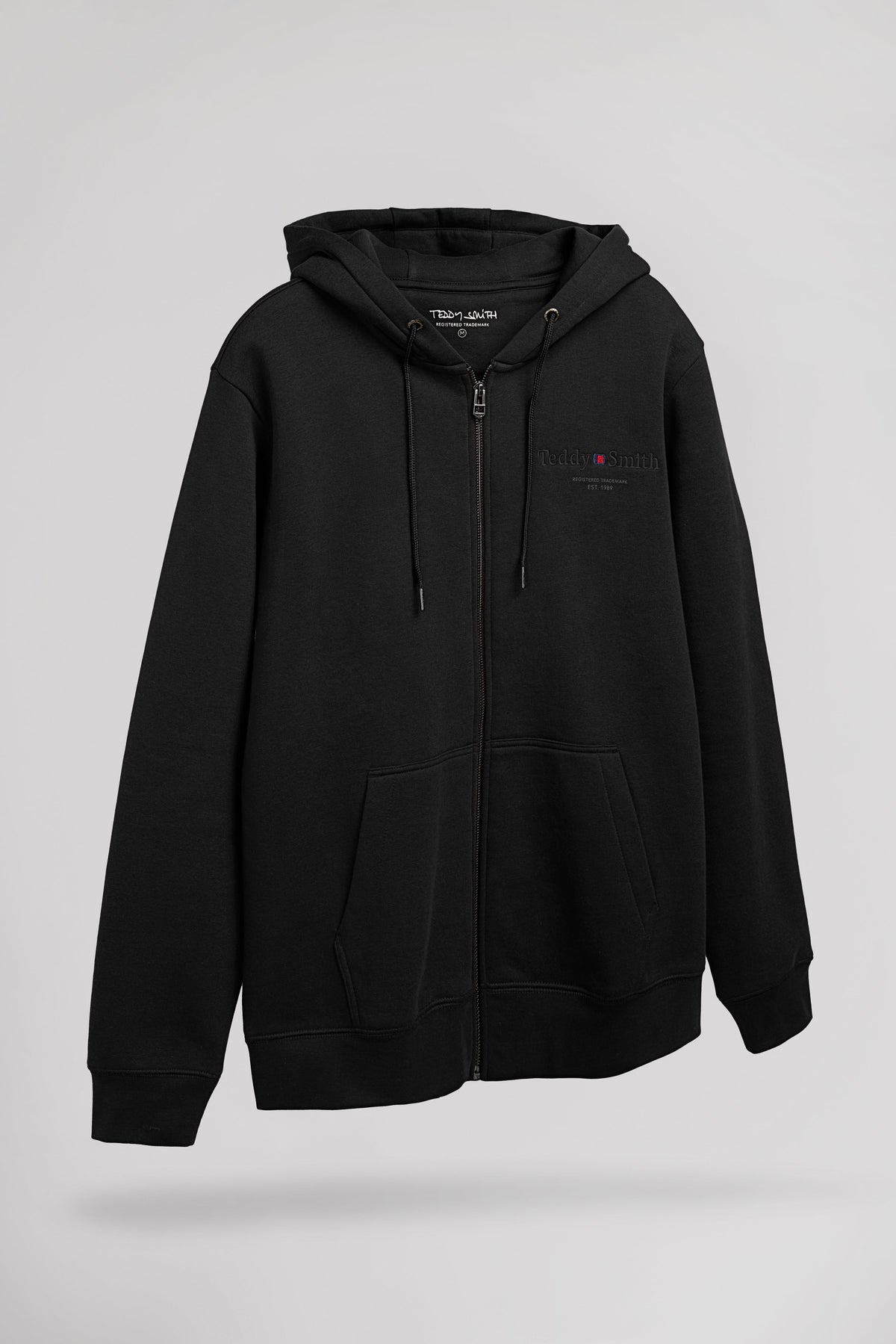 Gilet sweat à capuche zippé GICLASS JIM HZ NOIR - 2