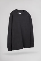 Pull col rond P-DRYSTAN MELANGE BLACK - 2