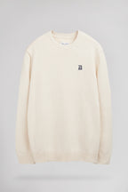 Pull en coton col rond P-JIMMY NATUREL - 1