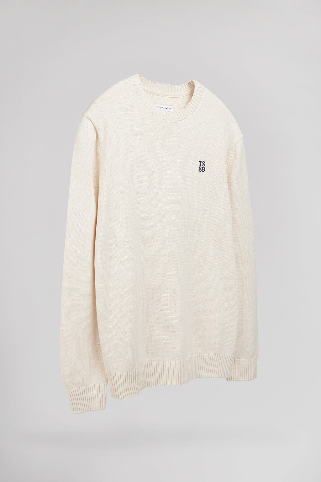 Pull en coton col rond P-JIMMY NATUREL - 2