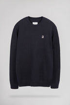 Pull en coton col rond P-JIMMY TOTAL NAVY - 1