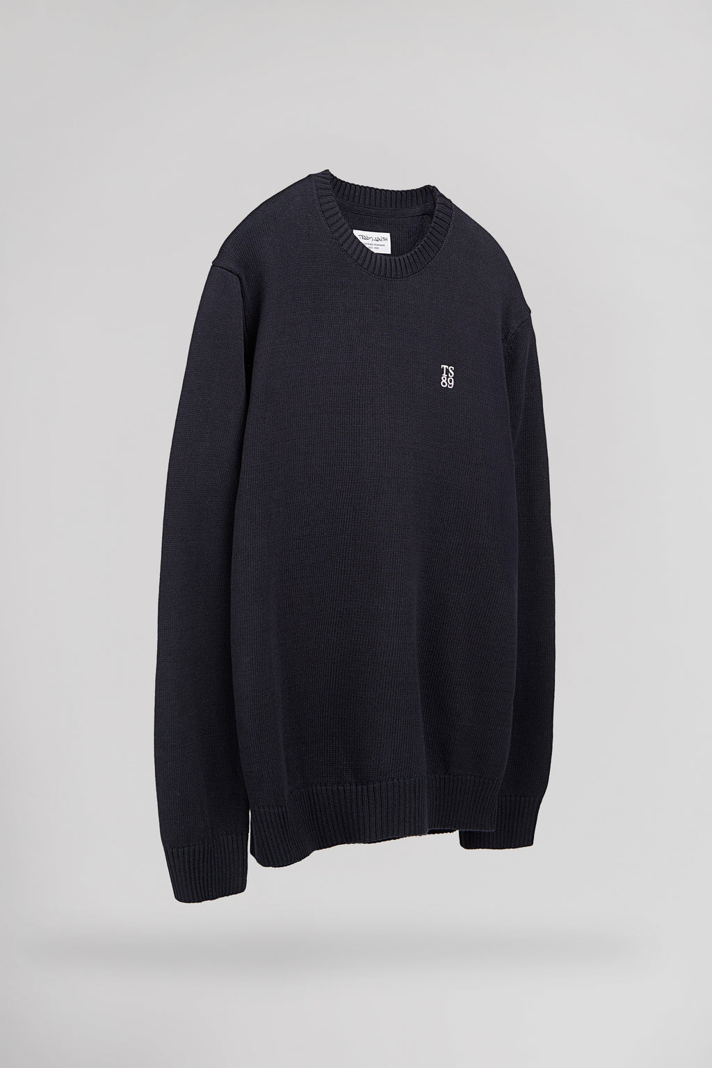 Pull en coton col rond P-JIMMY TOTAL NAVY - 2