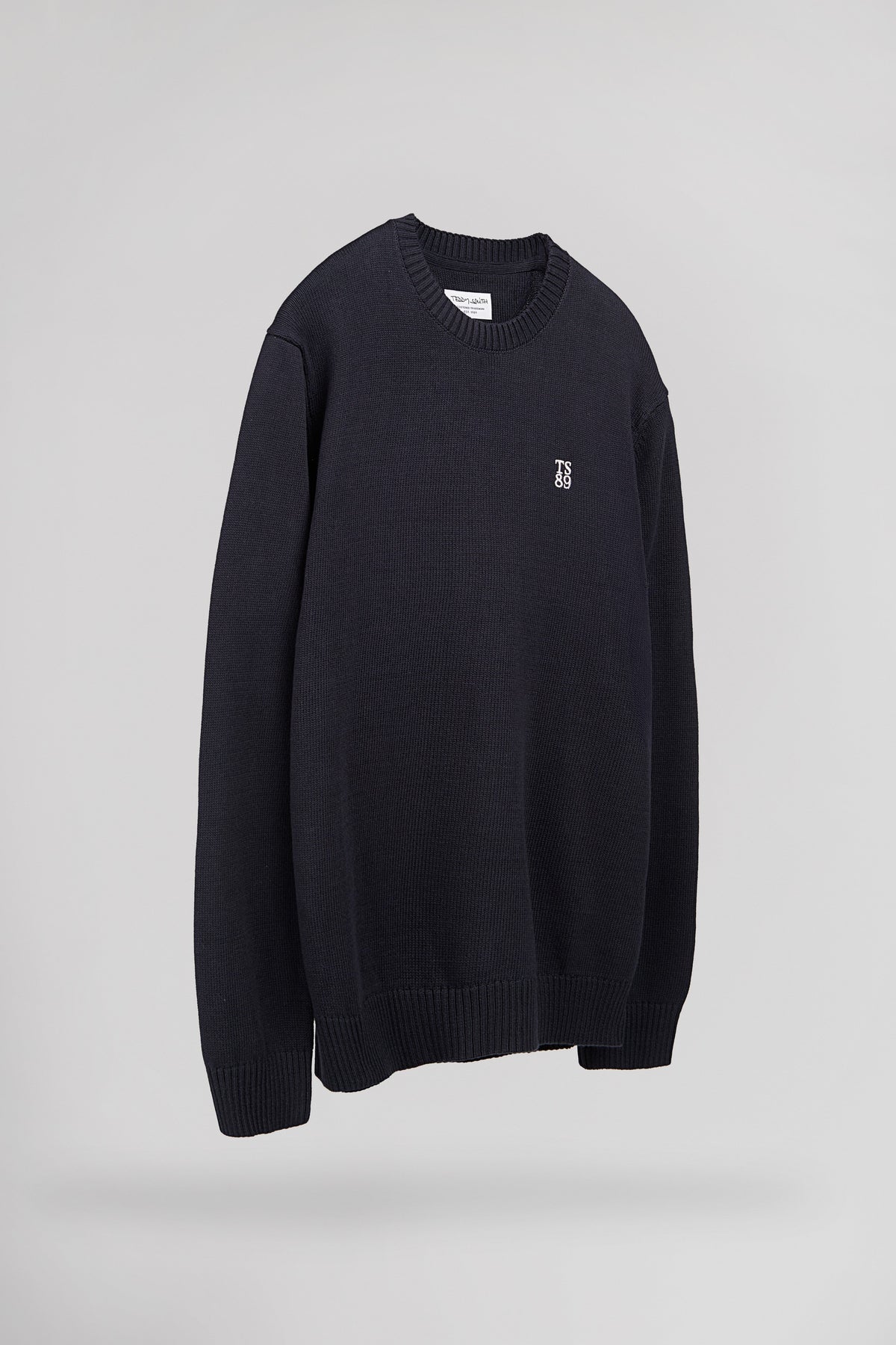 Pull en coton col rond P-JIMMY TOTAL NAVY - 2