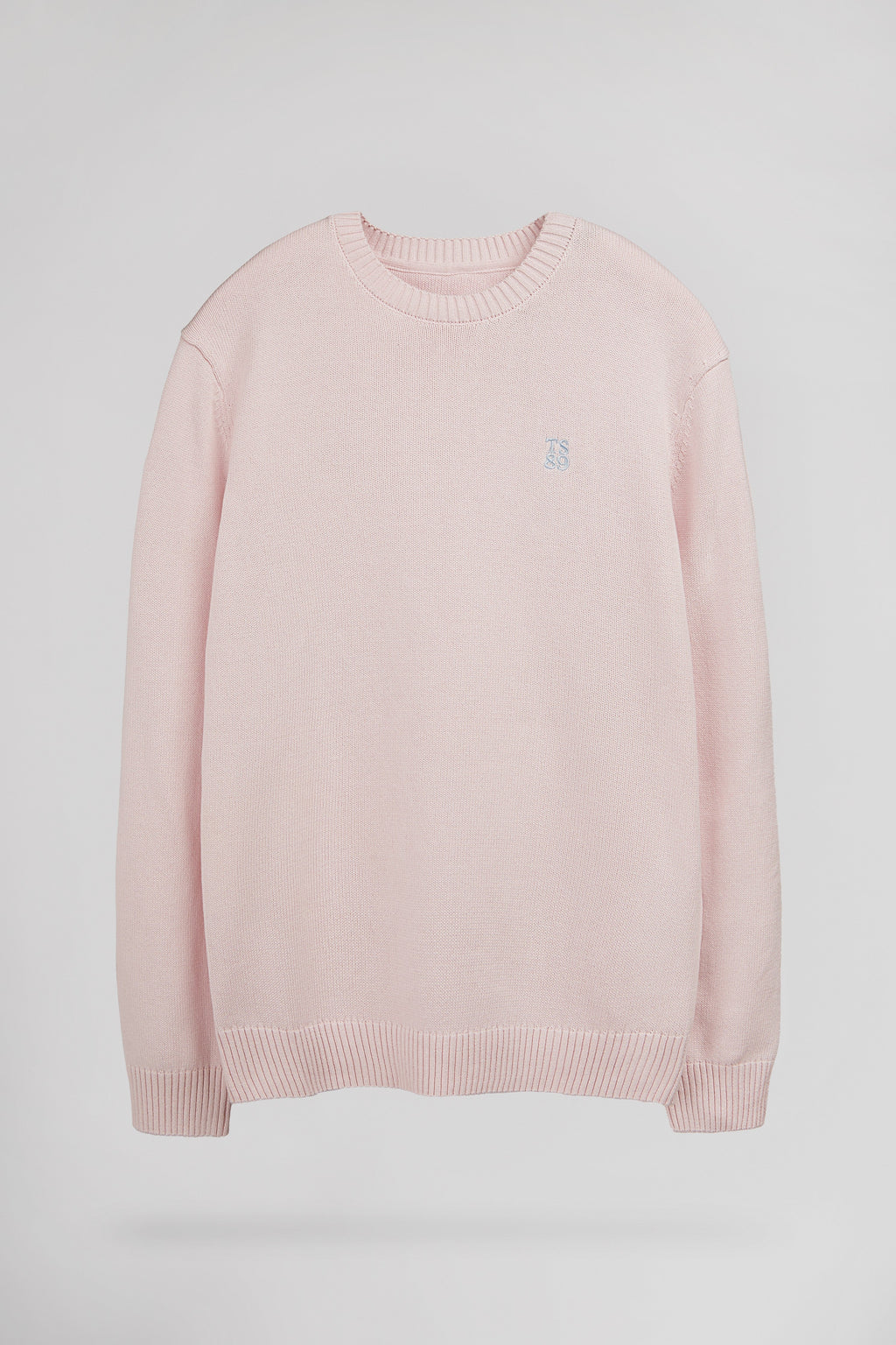 Pull en coton col rond P-JIMMY PINK SHIRT - 1