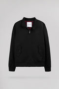 Blouson zippé en twill col montant SANSON 2 NOIR - 1