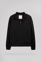 Blouson zippé en twill col montant SANSON 2 NOIR - 1
