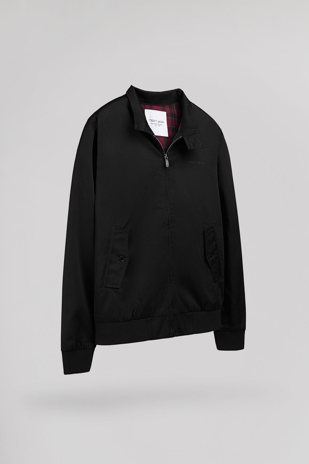 Blouson zippé en twill col montant SANSON 2 NOIR - 2