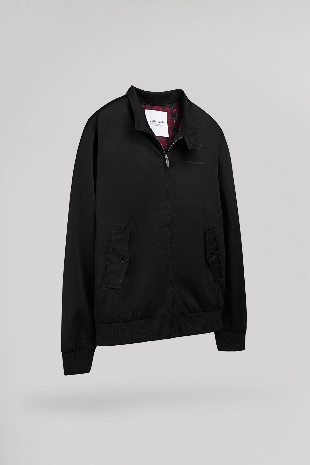 Blouson zippé en twill col montant SANSON 2 NOIR - 2