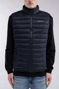Doudoune sans manches col montant B-TERRY TOTAL NAVY - 1