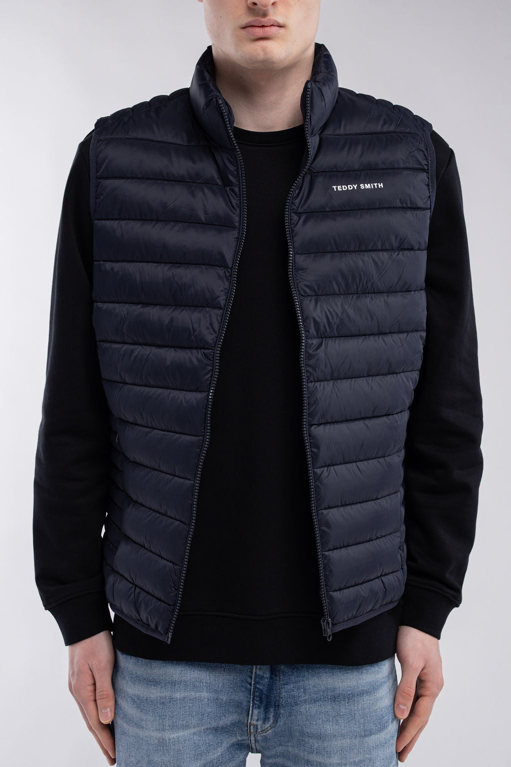 Doudoune sans manches col montant B-TERRY TOTAL NAVY - 2