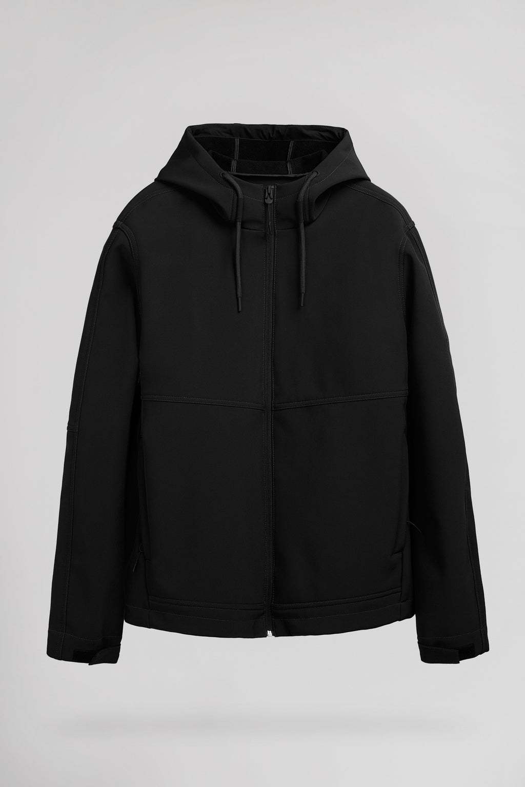 Blouson softshell zippé à capuche B-RENZO NOIR - 1