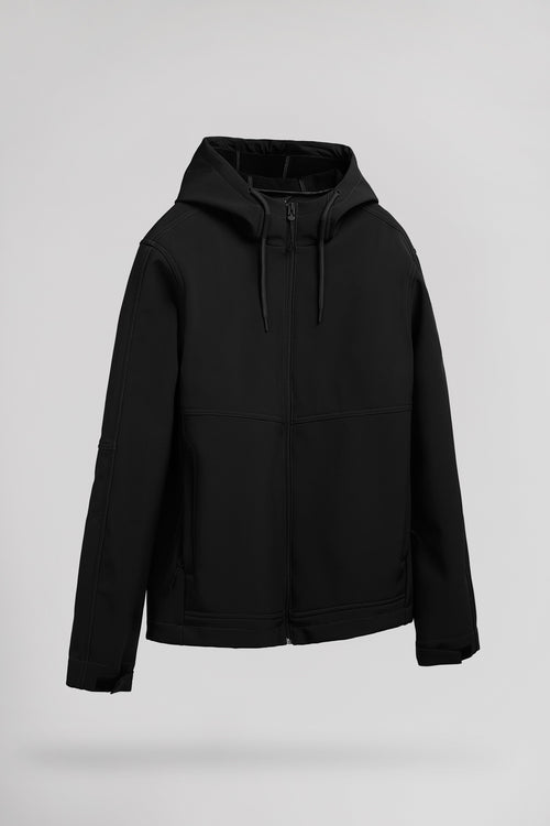 Blouson softshell zippé à capuche B-RENZO NOIR - 2
