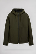 Blouson softshell zippé à capuche B-RENZO DEEP KAKI - 1