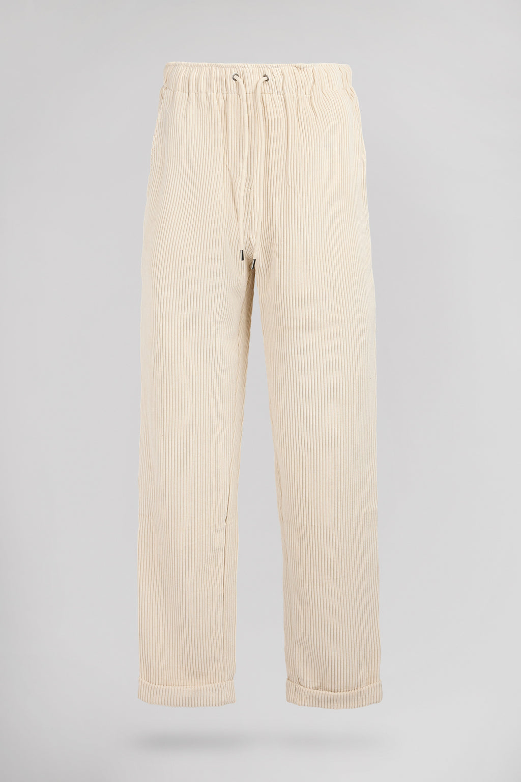 Pantalon en velours TEDDY VELOURS BEIGE CLAIR - 1