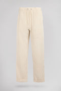 Pantalon en velours TEDDY VELOURS BEIGE CLAIR - 1