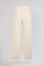 Pantalon en velours TEDDY VELOURS BEIGE CLAIR - 2