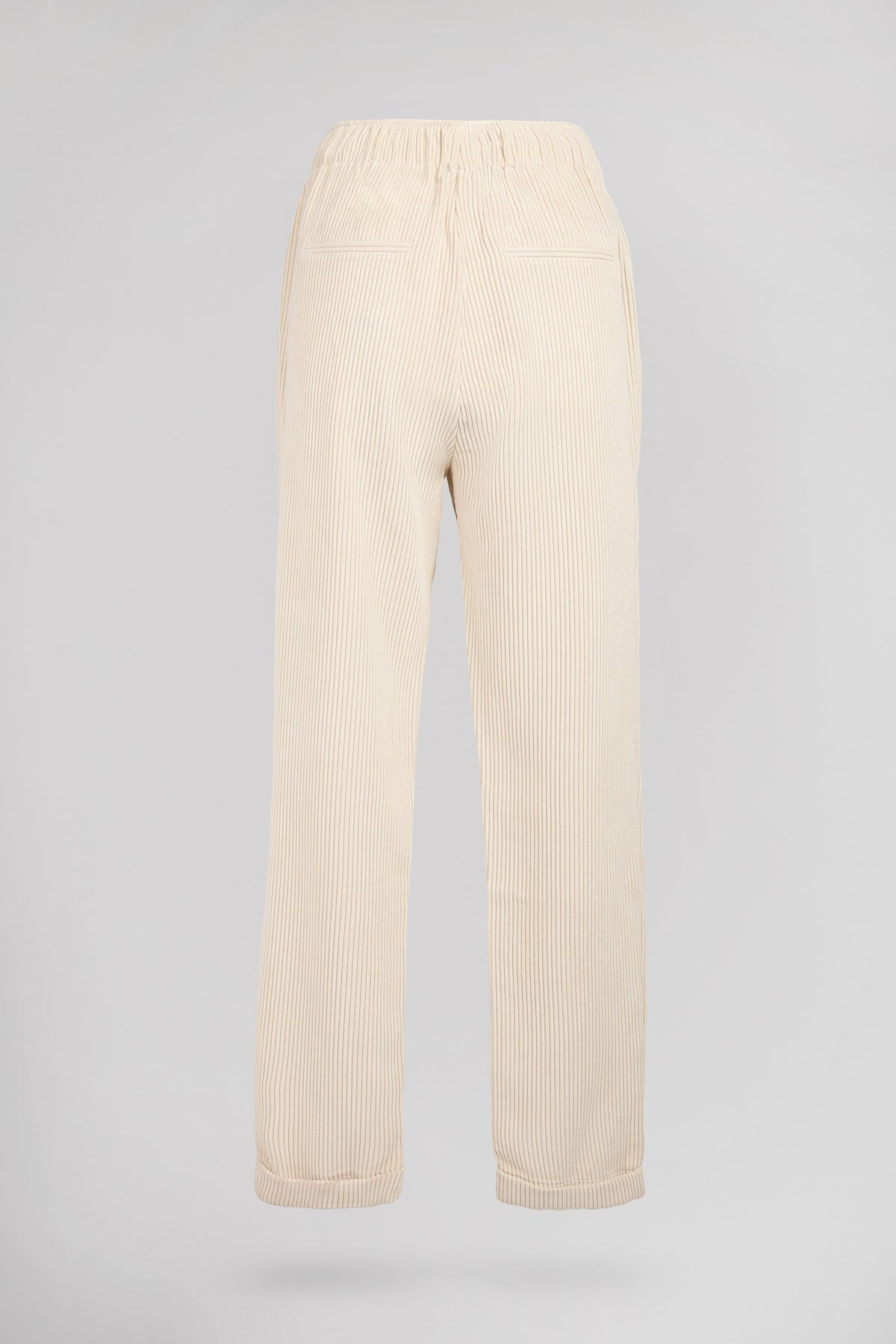 Pantalon en velours TEDDY VELOURS BEIGE CLAIR - 2
