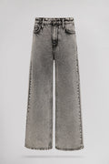 Jean large taille haute P-ELECTRA JR GREY - 1