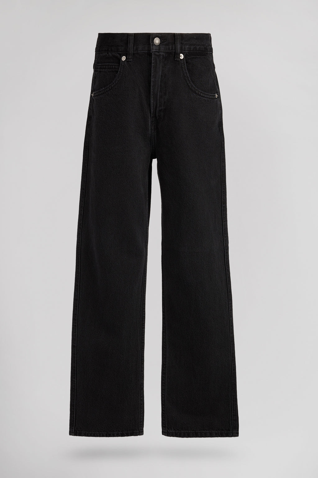 Jean droit denim MEMPHIS STRAIGHT JR BLACK USED - 1