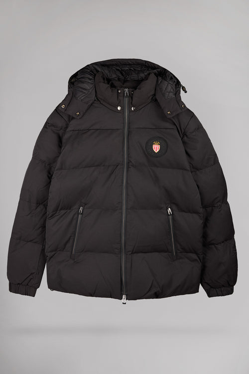 Blouson à capuche col montant B-JONAH NOIR - 1