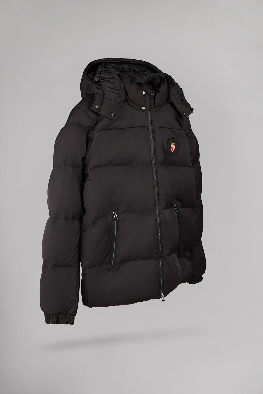 Blouson à capuche col montant B-JONAH NOIR - 2