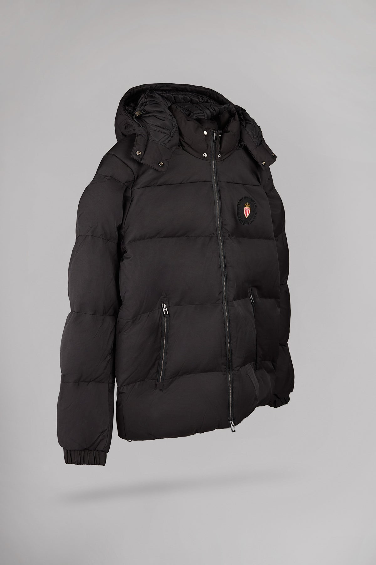 Blouson à capuche col montant B-JONAH NOIR - 2