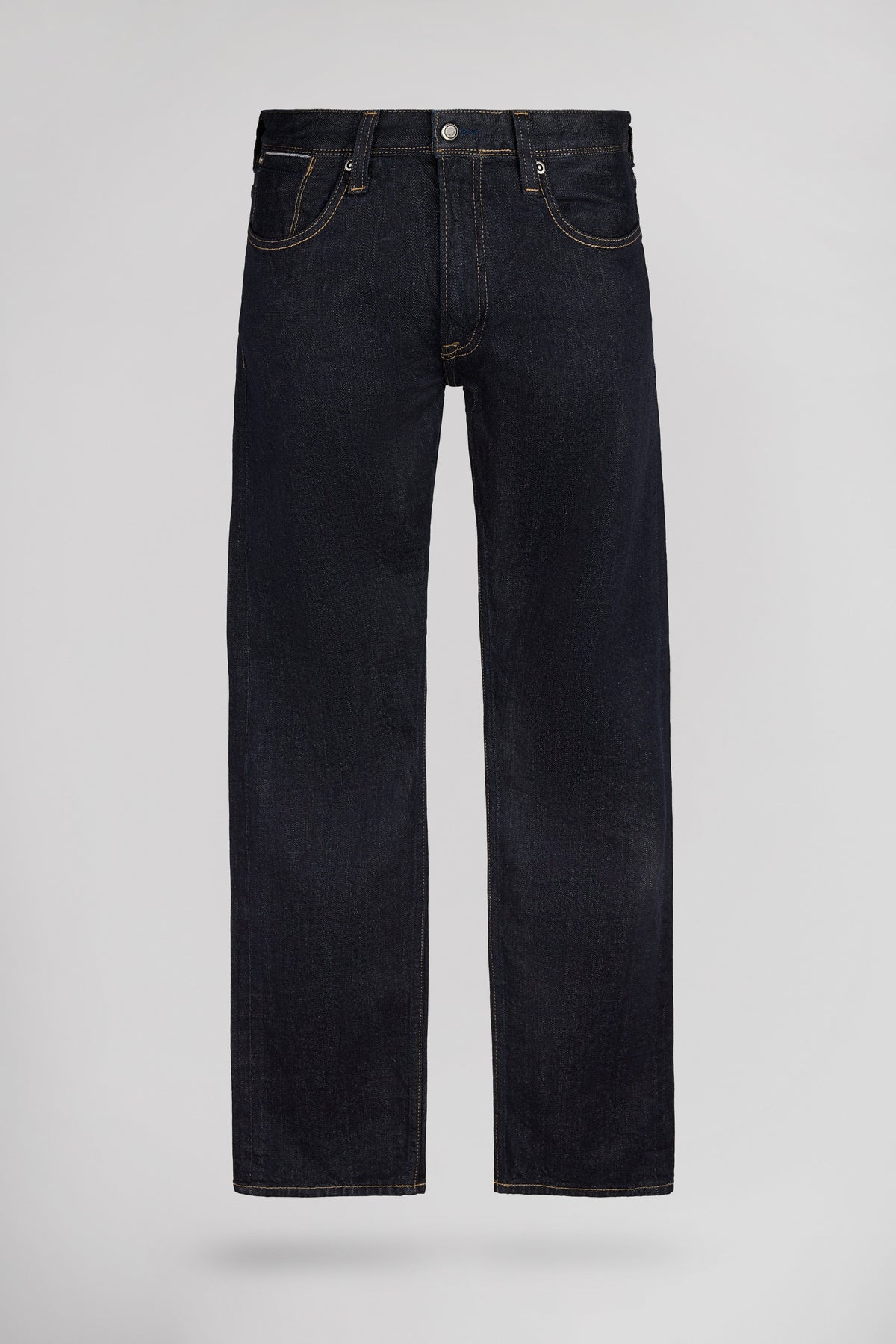 Jean droit REG SELVEDGE L32 DARK BLUE - 1