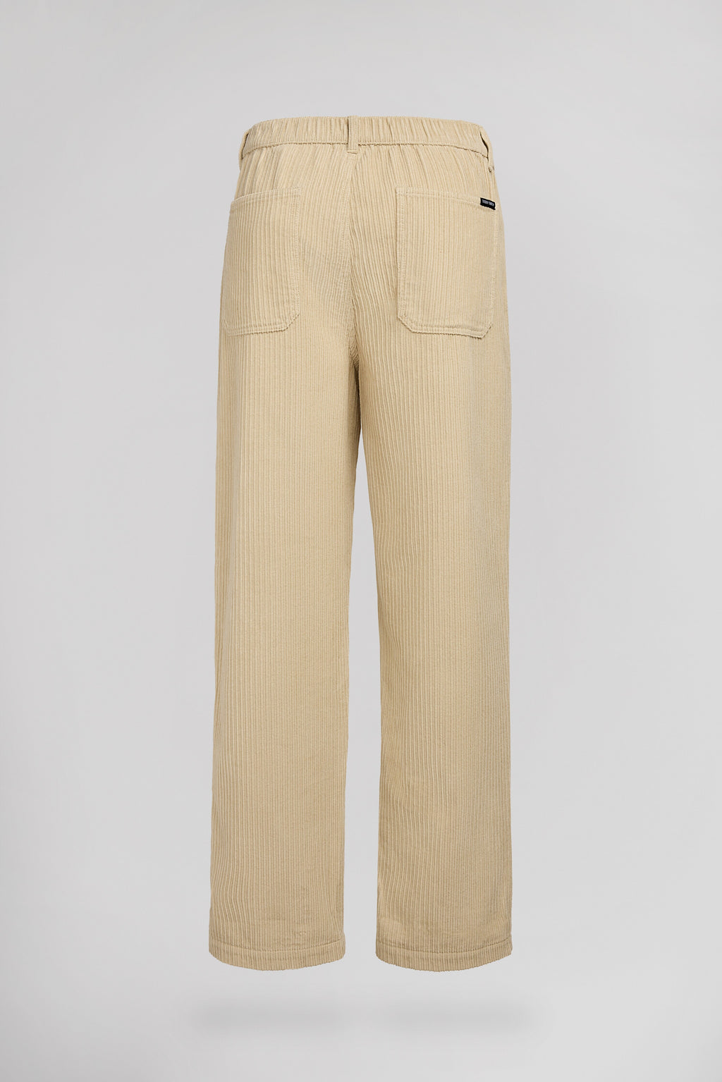 Pantalon large P-YORK VELVET CREAM - 2