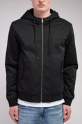 Blouson zippé à capuche B-SANSON NOIR - 1