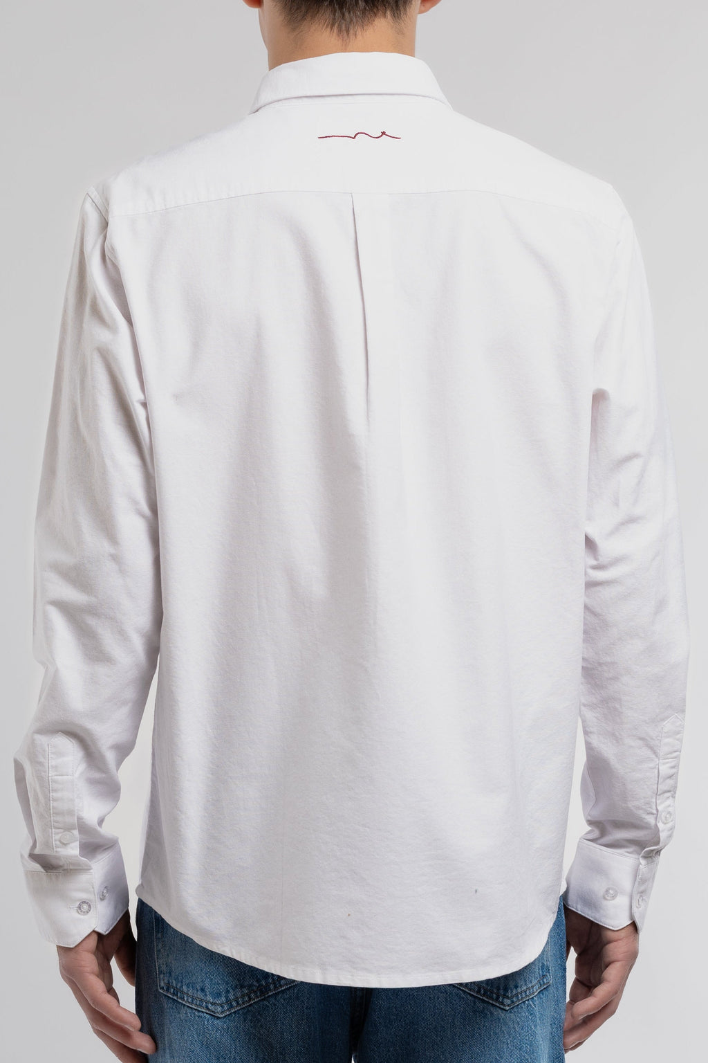 Chemise droite oxford C-STAN ML BLANC - 2
