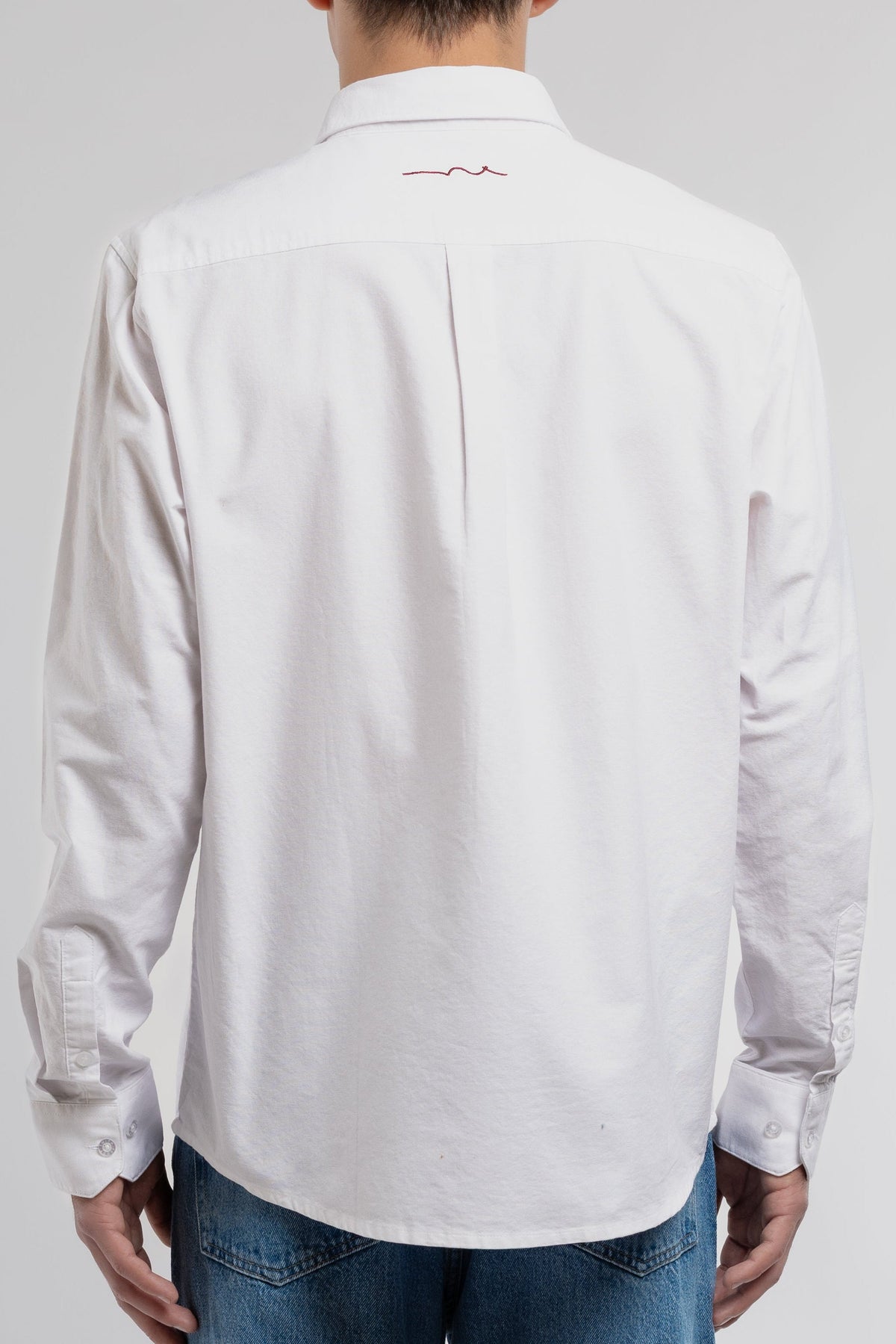 Chemise droite oxford C-STAN ML BLANC - 2