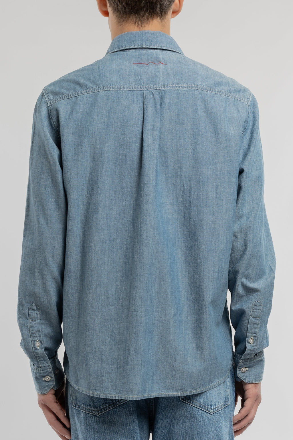 Chemise chambray C-STANER ML FRIPP/INDIGO CLAIR - 2