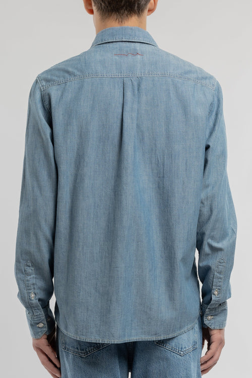 Chemise chambray C-STANER ML FRIPP/INDIGO CLAIR - 2