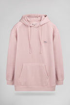 Sweat ample à capuche S-NATEO HOODY ROSE PASTEL - 1