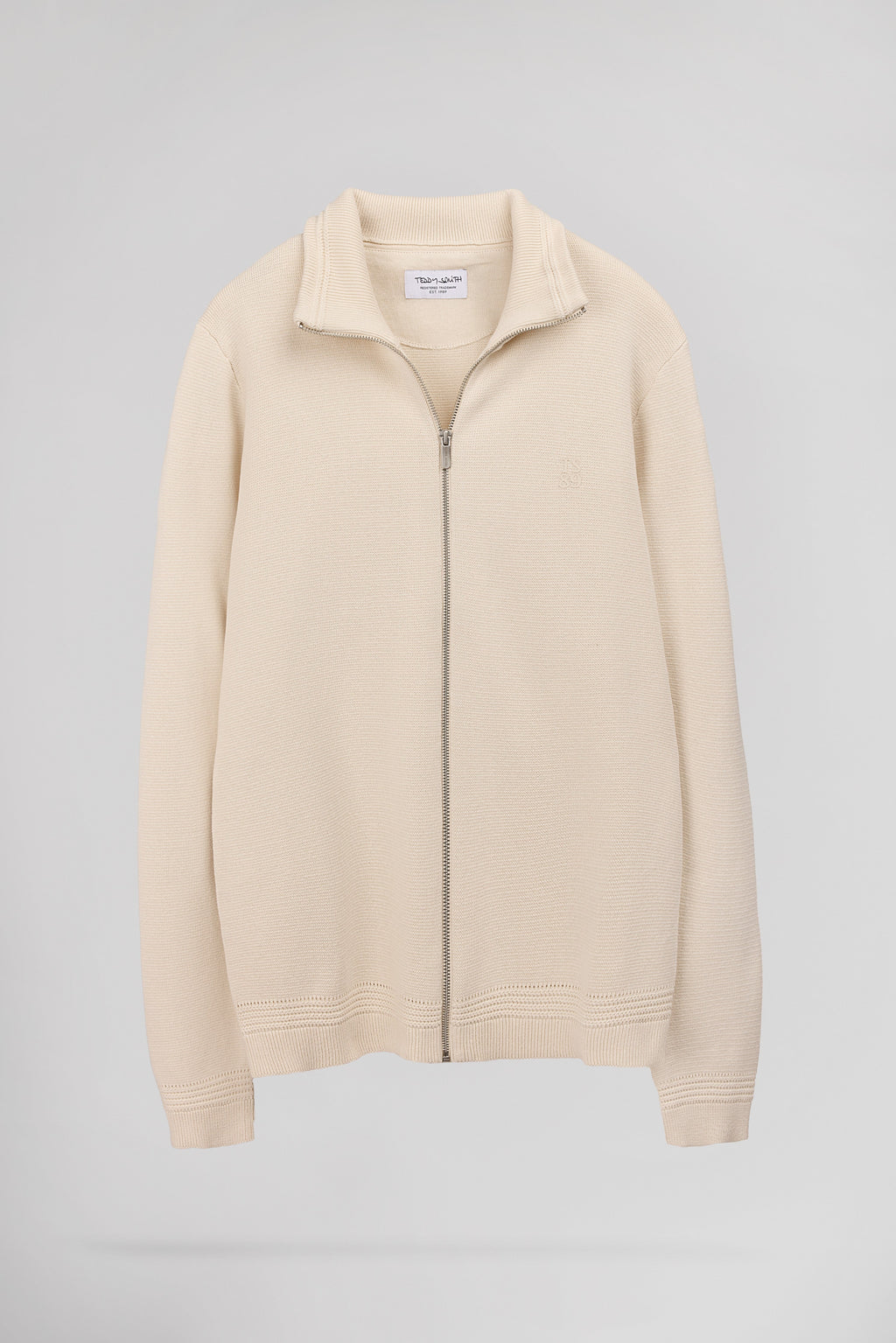 Gilet zippé col montant G-ETTORE 2 NATUREL - 1