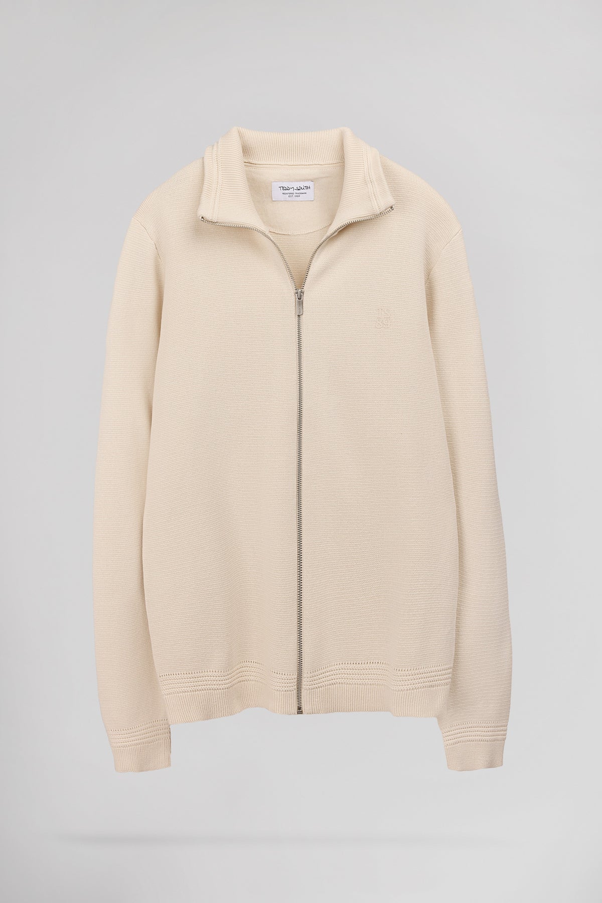 Gilet zippé col montant G-ETTORE 2 NATUREL - 1