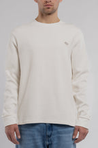 T-shirt Manches Longues T-WAFFLE ML MIDDLE WHITE - 1