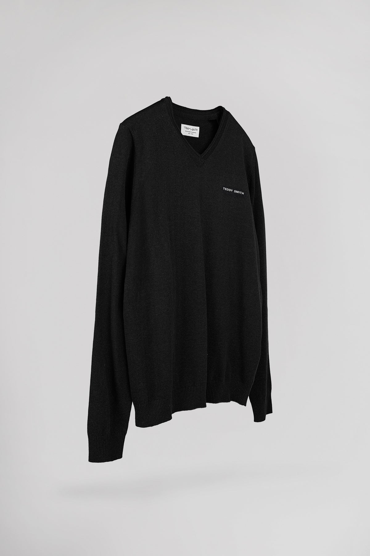 Pull fin ajusté col en V PULSER 4 NOIR - 2